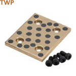 TWP TWPT Oilless Bronze Plate, 10mm Thickness Wear Pad